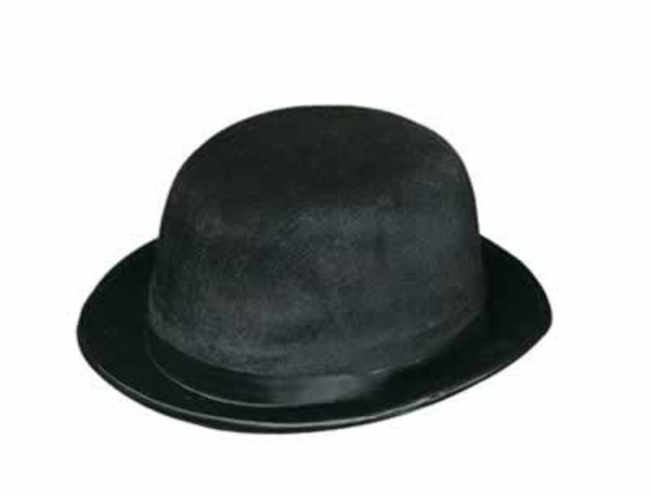 Black Vel Felt Derby Hat
